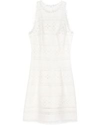 Ermanno Scervino - Fringed Knitted Mini Dress - Lyst