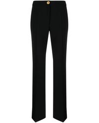 Moschino - Pressed-crease Button-fastening Tailored Trousers - Lyst