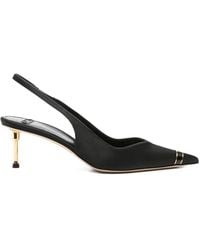 Elisabetta Franchi - 60Mm Slingback Pointed-Toe Pumps - Lyst