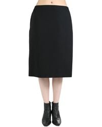 The Row - Low Rise Midi Skirt - Lyst