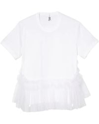 Noir Kei Ninomiya - Ruffled T-Shirt - Lyst