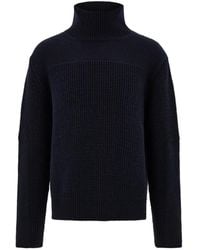 Ferragamo - Jersey Con Cuello Alto - Lyst