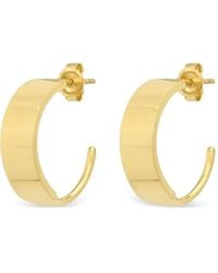 Jennifer Meyer - 18K Ellen Hoop Earrings - Lyst