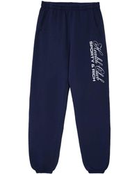 Sporty & Rich - Made In Usa Cotton Track Pants - Lyst