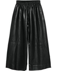 Norma Kamali - Pantalon Ample À Taille Élastiquée - Lyst