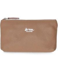 LA ROSE - Logo-Print Leather Purse - Lyst