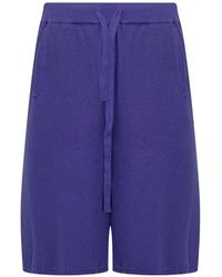 Laneus - Knitted Bermuda Shorts - Lyst