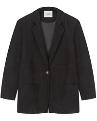 Aeron - Blazer de ante con botones - Lyst