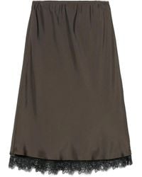 Rohe - Jupe Mi-Longue À Ornements En Dentelle - Lyst
