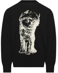Sacai - Where The Wild Things Are Graphic-Print Sweatshirt - Lyst