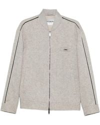 Iceberg - Logo-Plaque Side-Stripe Jacket - Lyst