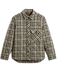 Woolrich - Giacca Trapuntata A Quadri - Lyst