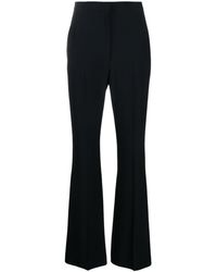 Alexander McQueen - Mid-rise Bootcut Crepe Trousers - Lyst