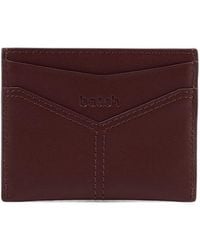 Ba&sh - Tarjetero De Piel Con Placa Del Logo - Lyst