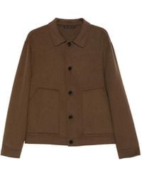 Low Brand - Button-Up Jacket - Lyst