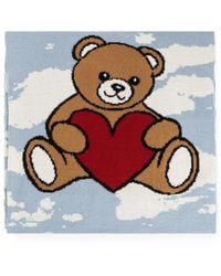 Moschino - Teddy Bear Motif Scarf - Lyst