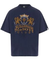 Billionaire - Embroidered Crest T-Shirt - Lyst