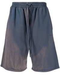 Off-White c/o Virgil Abloh - Diag-Stripe Cotton Shorts - Lyst