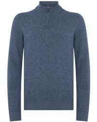 Fedeli - Quarter-Zip Long-Sleeve Sweater - Lyst