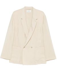 Lemaire - Double-Breasted Blazer - Lyst