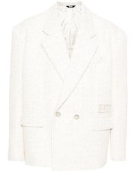 Gcds - Sequin-Embellished Tweed Blazer - Lyst