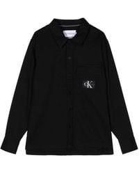 Calvin Klein - Utility Hemd Mit Logo-Print - Lyst