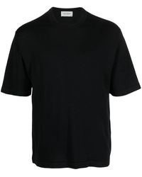 John Smedley - Short-sleeve Cotton T-shirt - Lyst