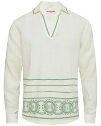 Orlebar Brown - Ridley V-Neck Long-Sleeve T-Shirt - Lyst