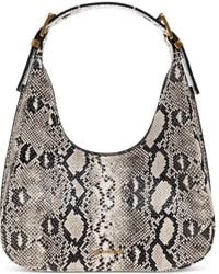 Michael Kors - Kleine Nolita Schultertasche aus Schlangenleder - Lyst