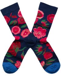 Bonne Maison - Le Tapis Floral-Print Socks - Lyst