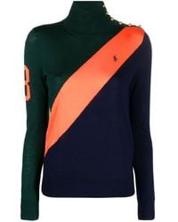 Polo Ralph Lauren - Jersey con diseño colour block - Lyst