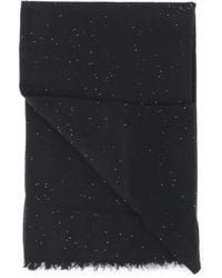 Faliero Sarti - Sequin-Embellished Fringed Scarf - Lyst