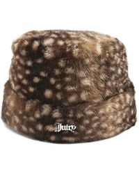 Juicy Couture - Mütze Aus Faux Fur Mit Bambi-Print - Lyst