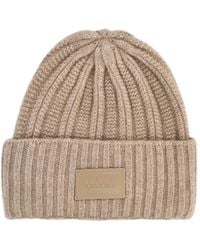 Max Mara - Ribbed Logo Hat - Lyst