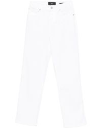 7 For All Mankind - Cropped Jeans - Lyst