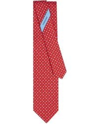 Ferragamo - Elephant-Print Silk Tie - Lyst