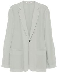 Alberta Ferretti - Single-Breasted Pocket Jacket - Lyst