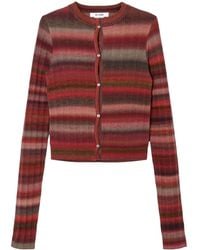 RE/DONE - Ribbed Crew-Neck Cardigan - Lyst