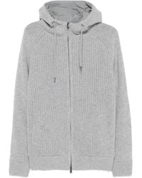 Herno - Zip-Up Wool Hoodie - Lyst