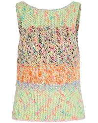 Free People - Flea Market Chunky-Knit Sleeveless Sweater - Lyst