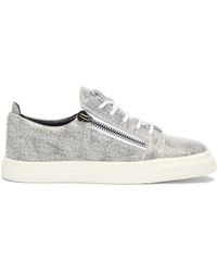 Giuseppe Zanotti - Gail Leather Low-Top Sneakers - Lyst