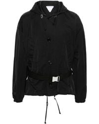 Bottega Veneta - Button-up Hooded Jacket - Lyst