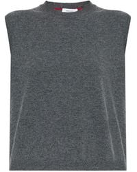 Ferragamo - Sleeveless Knitted Vest - Lyst