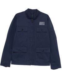 KENZO - Flying Boke Multi-Pocket Shirt Jacket - Lyst