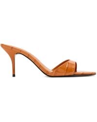 SCHUTZ SHOES - Elodie Textured Heeled Sandals - Lyst