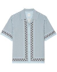 Sandro - Heart Motif Flowing Shirt - Lyst