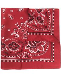 DSquared² - Paisley-Print Bandana Scarf - Lyst