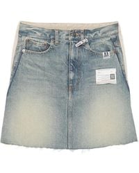 Maison Mihara Yasuhiro - Hosenrock Mit Logo-Patch - Lyst