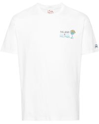 Mc2 Saint Barth - Camiseta con eslogan bordado de x Insulti Luminosi - Lyst