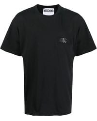 Moschino - T-Shirt Con Ricamo - Lyst